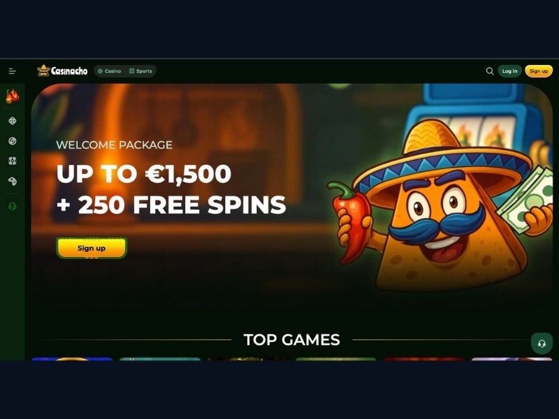 Casinacho Casino (Nacho Casino): turnieje z pulą do 12 mln €, kasyno live i cashback — dla którego gracza warto