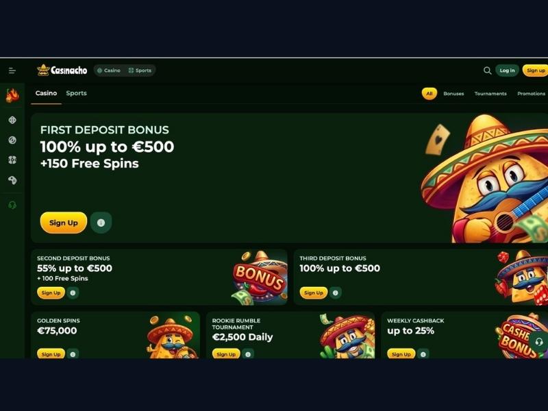 Cashback tygodniowy Casinacho i jak obliczyć swój poziom w Nacho Casino